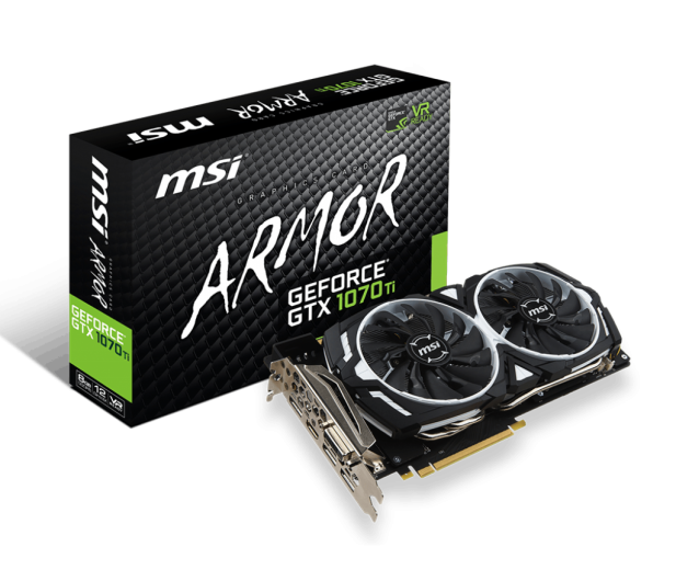 MSI GeForce GTX 1070 Ti ARMOR 8GB GDDR5 - 391142 - zdjęcie